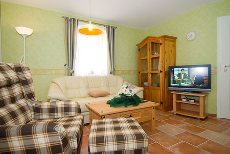Ferienwohnung „Muschel“ - Wohnzimmer