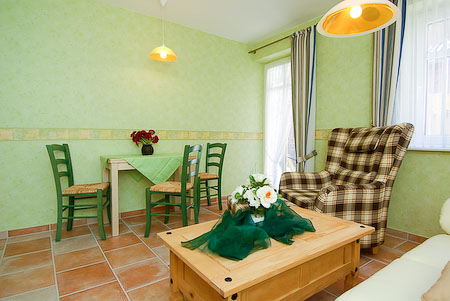 Ferienwohnung „Muschel“ - Wohnzimmer