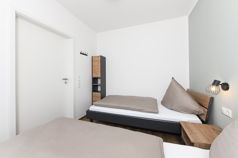 Ferienwohnung „Leege Groden“ - Schlafzimmer 2/Kinderzimmer