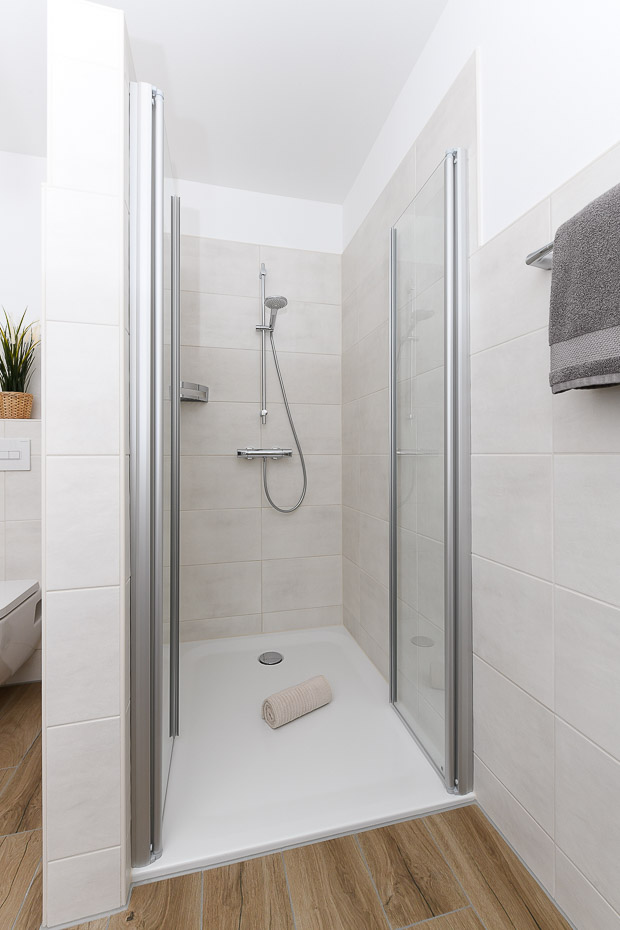 Ferienwohnung „Marschland“ - Badezimmer