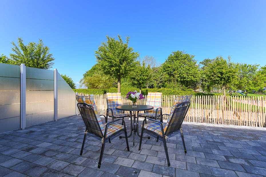 Ferienwohnung „Marschland“ - Terrasse