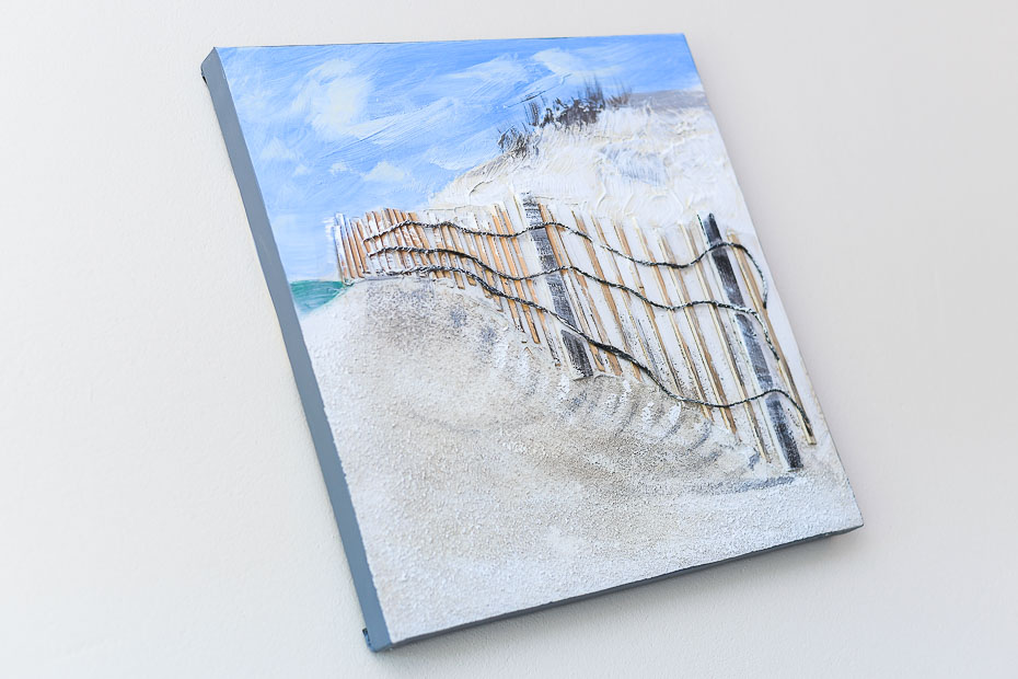 Ferienwohnung „Marschland“ - Wohnzimmer mit integriertem Küchenbereich