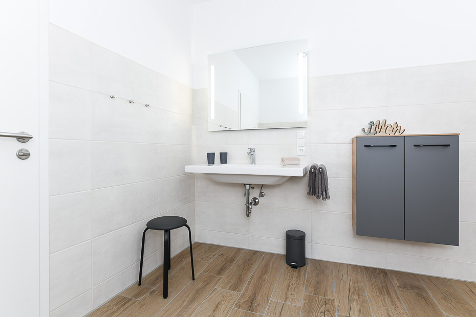 Ferienwohnung „Teetied“ - Badezimmer