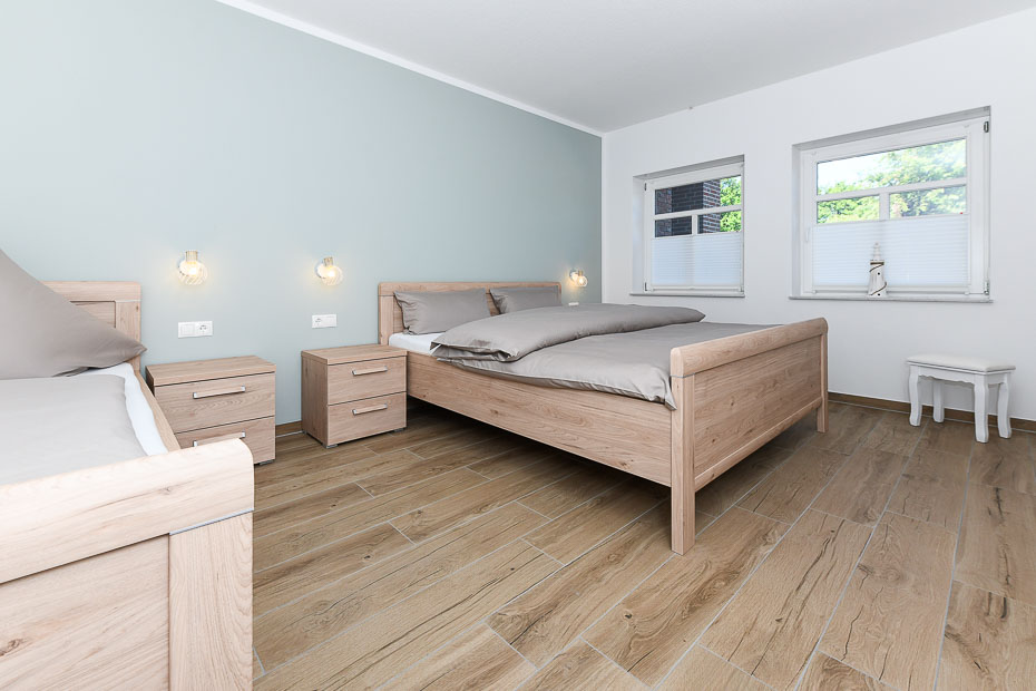 Ferienwohnung „Teetied“ - Schlafzimmer