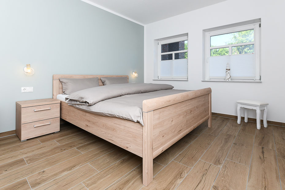 Ferienwohnung „Teetied“ - Schlafzimmer