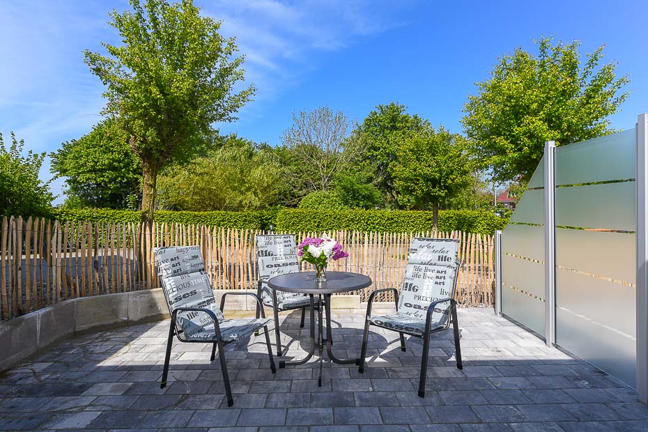 Ferienwohnung „Teetied“ - Terrasse