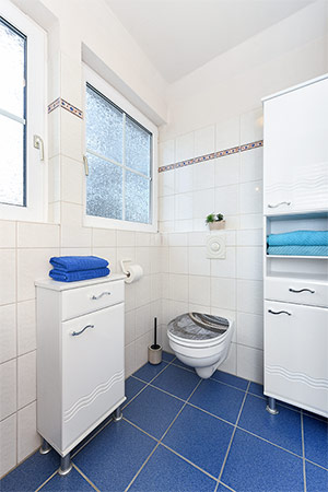 Ferienwohnung „Hafenmelodie“ - Badezimmer