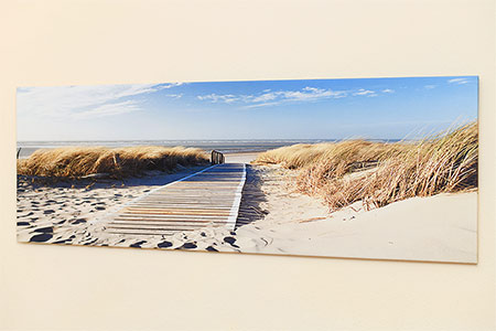 Ferienwohnung „Hafenmelodie“ - Wohnzimmer mit integriertem Küchenbereich