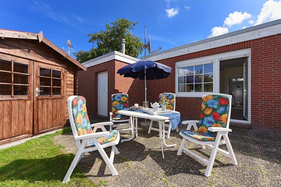 Ferienhaus „Jupiter“ - Terrasse