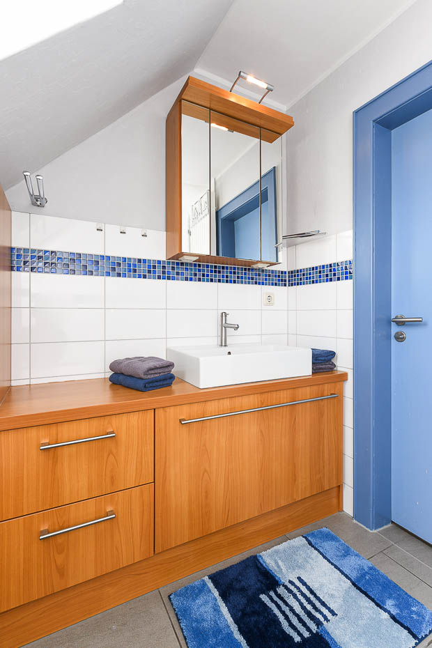 Ferienhaus „Dohlennest“ - Badezimmer