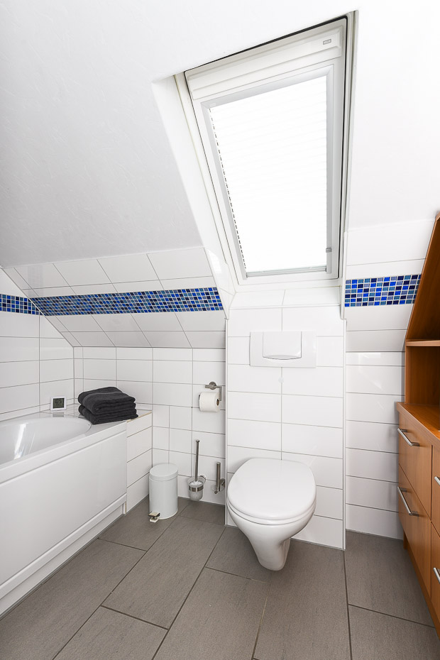 Ferienhaus „Dohlennest“ - Badezimmer