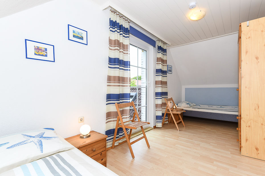 Ferienhaus „Dohlennest“ - Schlafzimmer 2/Kinderzimmer