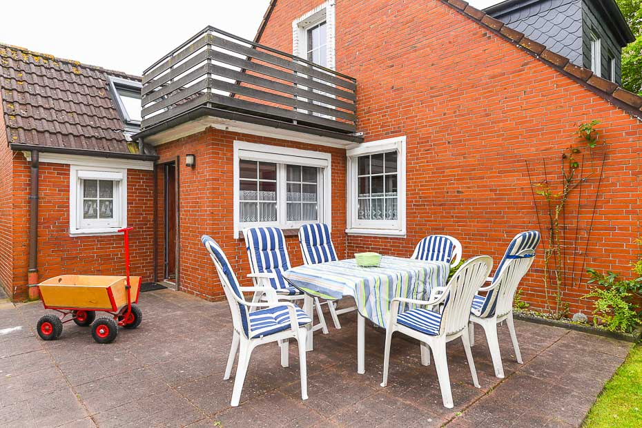 Ferienhaus „Dohlennest“ - Terrasse