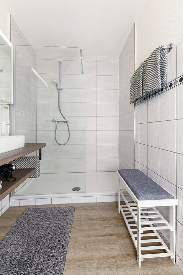 Ferienwohnung „Harms“ - Badezimmer