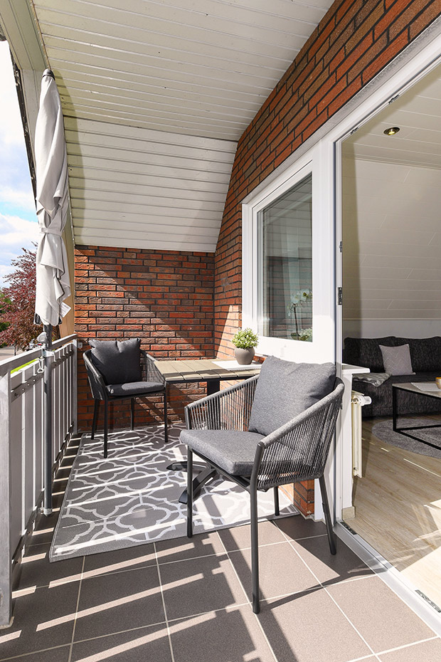 Ferienwohnung „Harms“ - Balkon