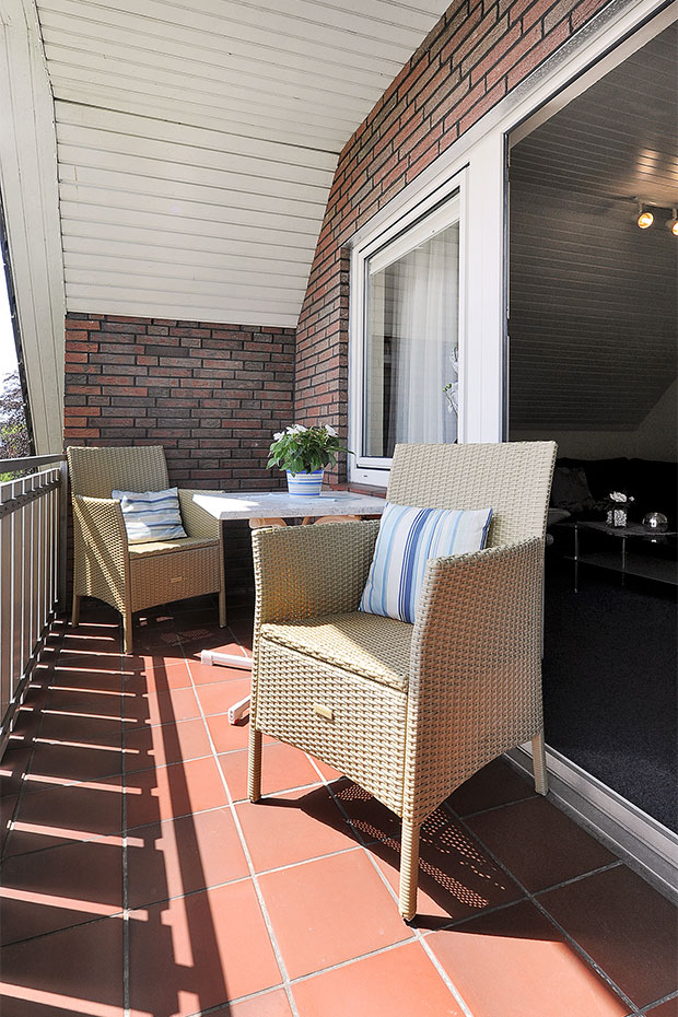 Ferienwohnung „Harms“ - Balkon