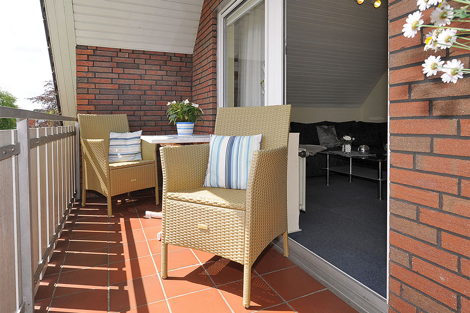 Ferienwohnung „Harms“ - Balkon