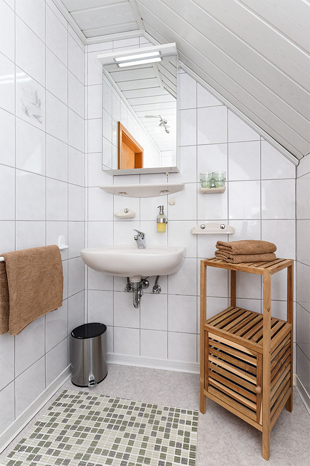 Ferienwohnung „Groden“ - Badezimmer