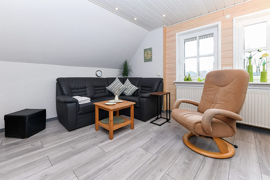 Ferienwohnung „Groden“ - Wohnzimmer