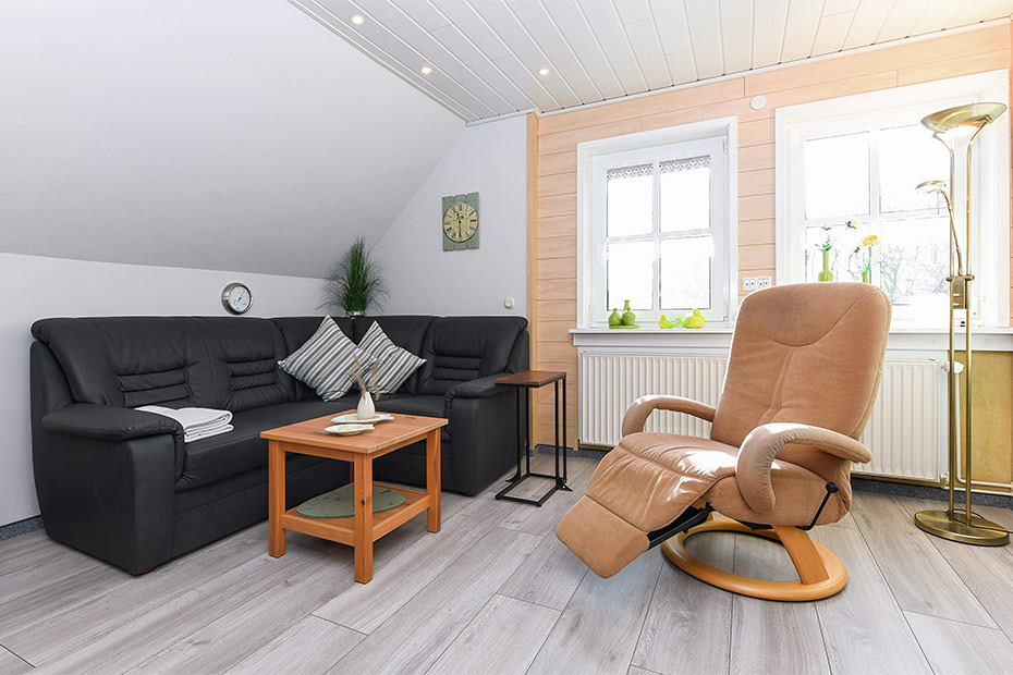 Ferienwohnung „Groden“ - Wohnzimmer