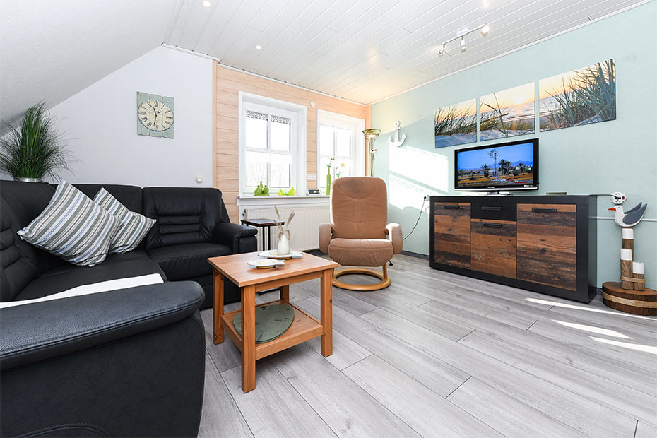 Ferienwohnung „Groden“ - Wohnzimmer