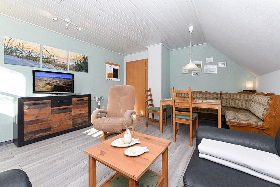 Ferienwohnung „Groden“ - Wohnzimmer