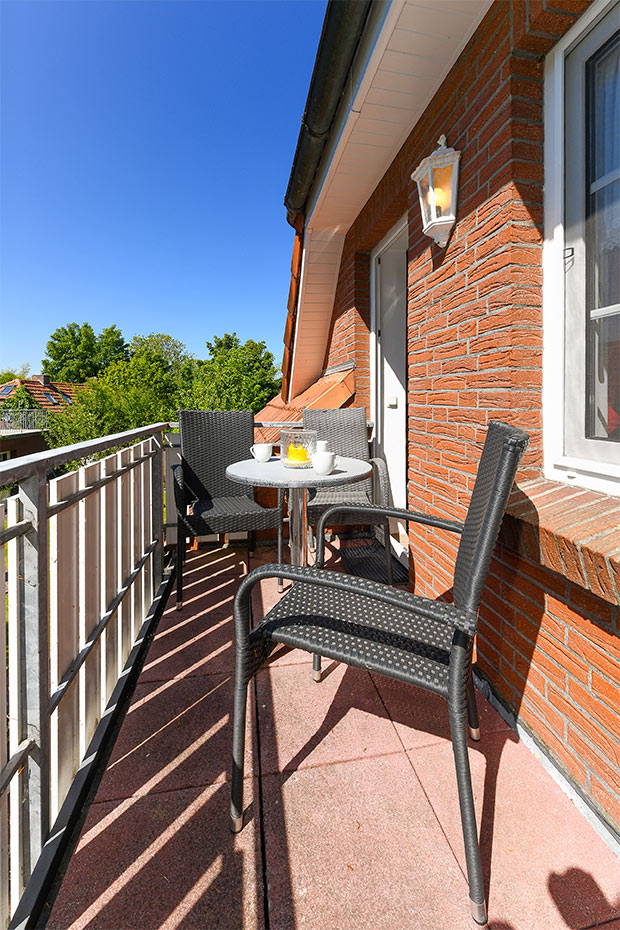 Ferienwohnung „Granat“ - Balkon