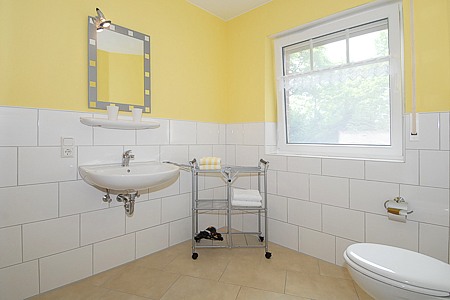 Ferienwohnung „Kegelrobbe“ - Badezimmer