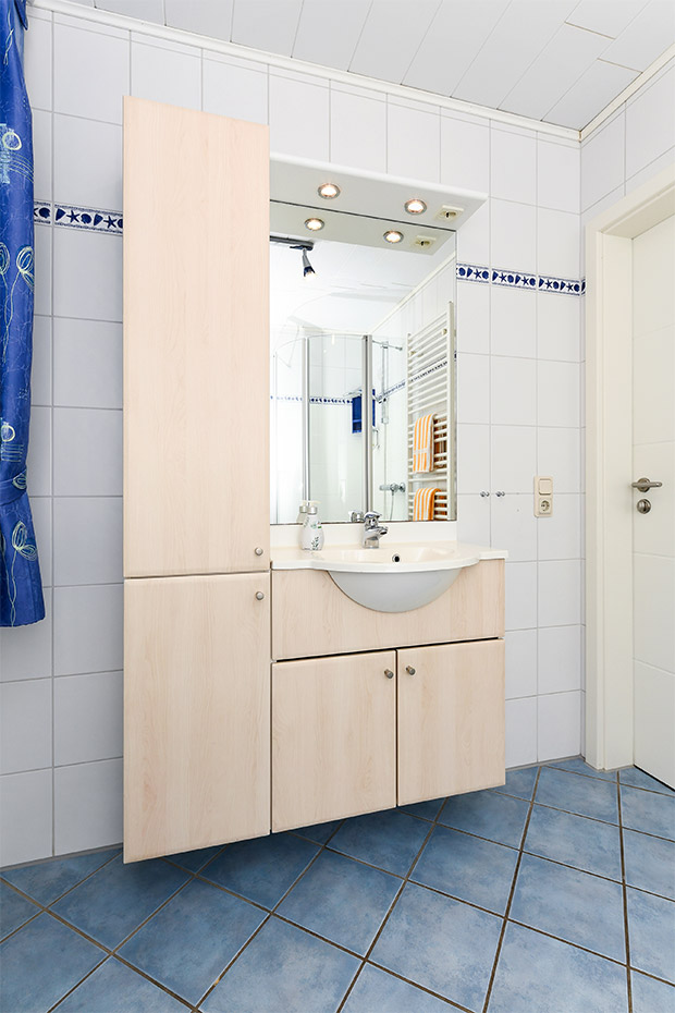 Ferienwohnung „Scholle“ - Badezimmer