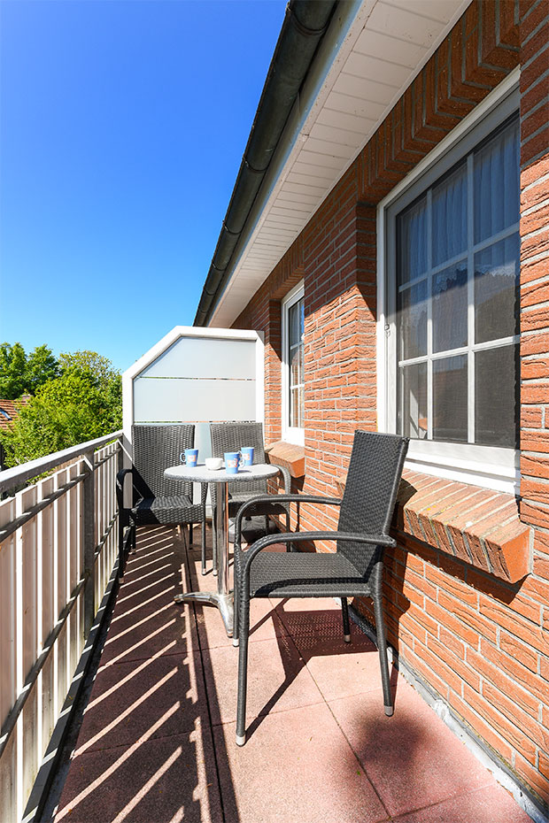 Ferienwohnung „Scholle“ - Balkon