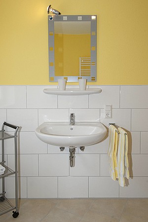 Ferienwohnung „Seehund“ - Badezimmer