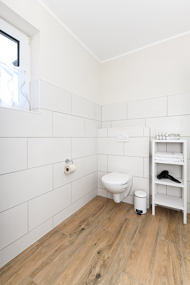 Ferienwohnung „Austernfischer“ - Badezimmer