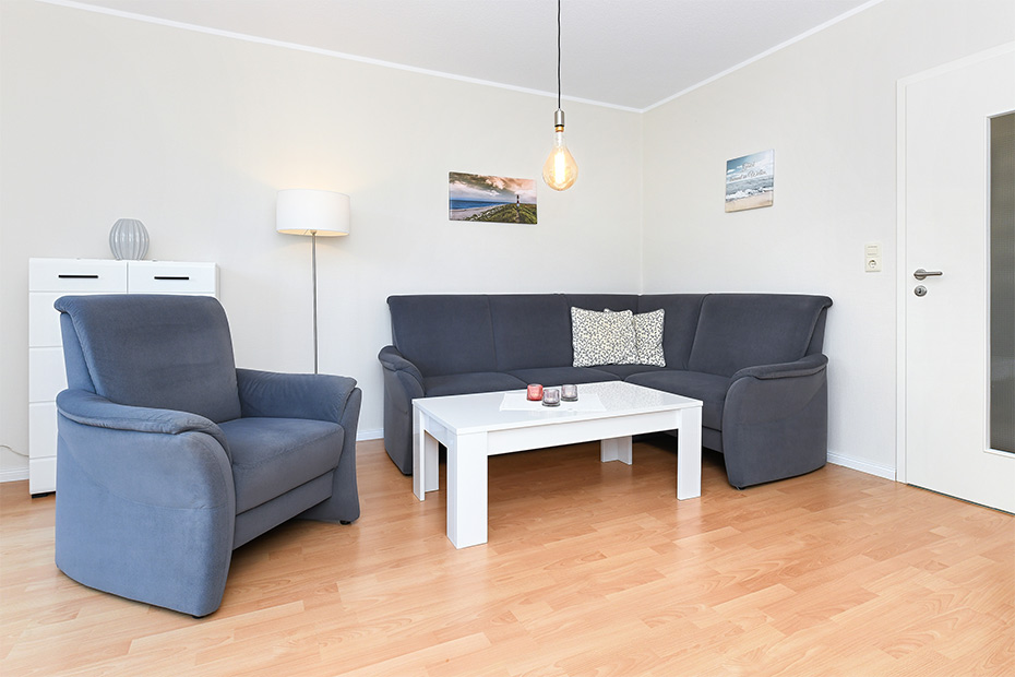 Ferienwohnung „Austernfischer“ - Wohnzimmer