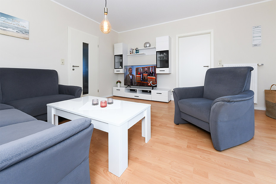 Ferienwohnung „Austernfischer“ - Wohnzimmer