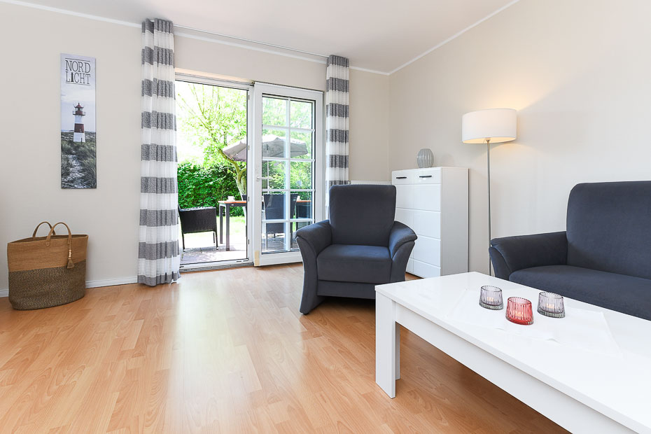 Ferienwohnung „Austernfischer“ - Wohnzimmer