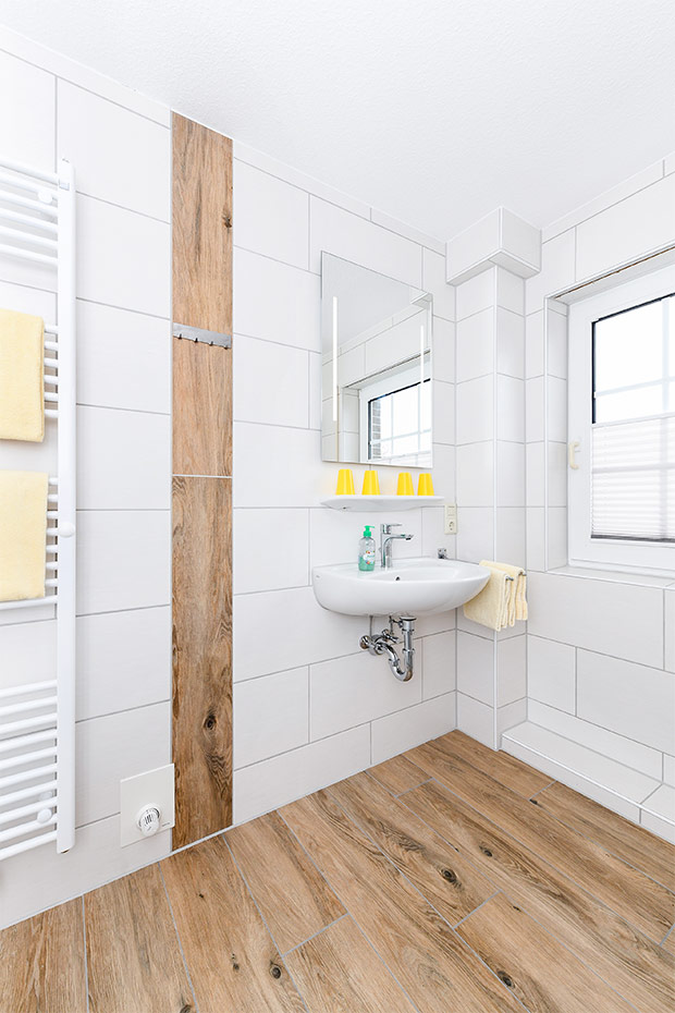 Ferienwohnung „Ringelgans“ - Badezimmer