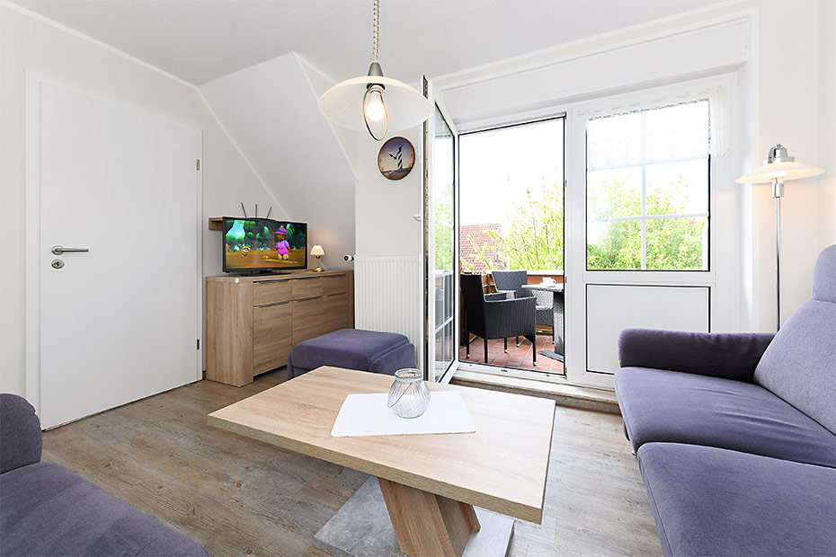 Ferienwohnung „Ringelgans“ - Wohnzimmer