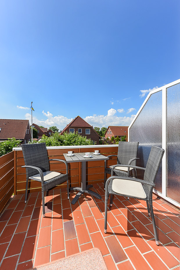 Ferienwohnung „Ringelgans“ - Balkon