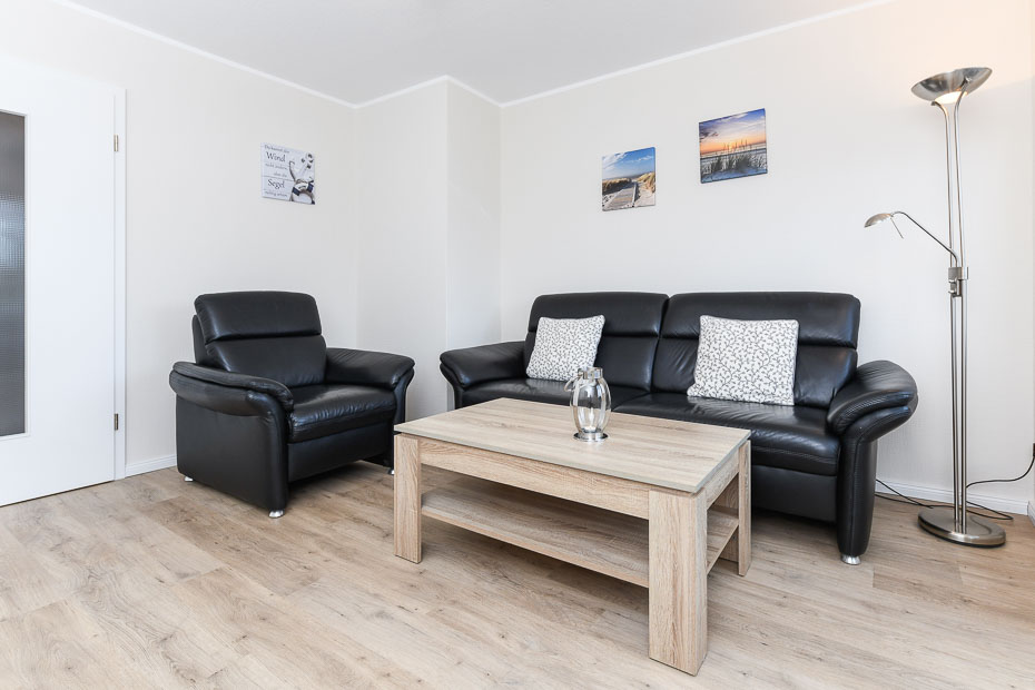 Ferienwohnung „Silbermöwe“ - Wohnzimmer