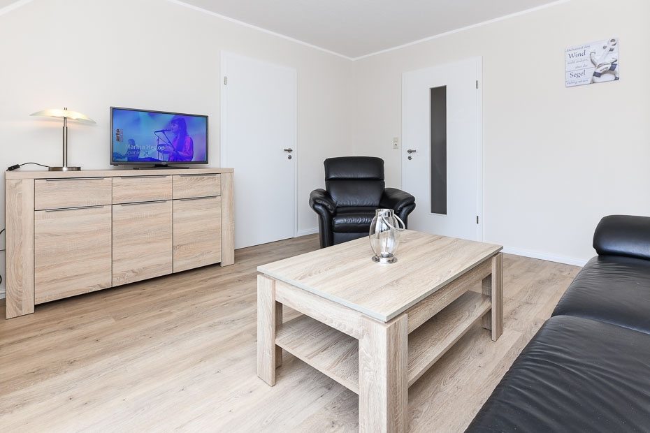 Ferienwohnung „Silbermöwe“ - Wohnzimmer