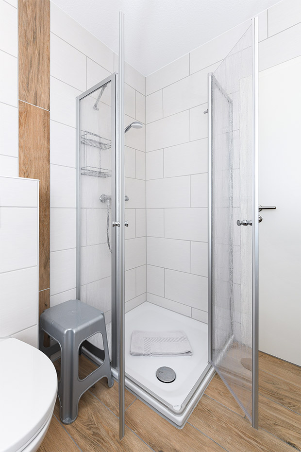 Ferienwohnung „Strandläufer“ - Badezimmer