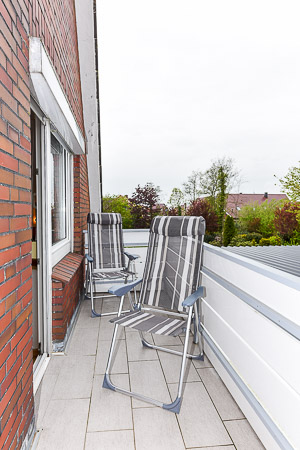 Ferienwohnung „Utkiek“ - Balkon