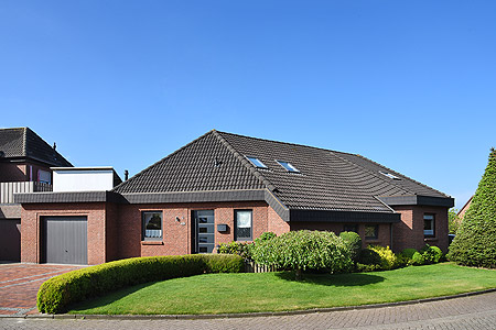 Ferienwohnung - Eingangsseite des Hauses