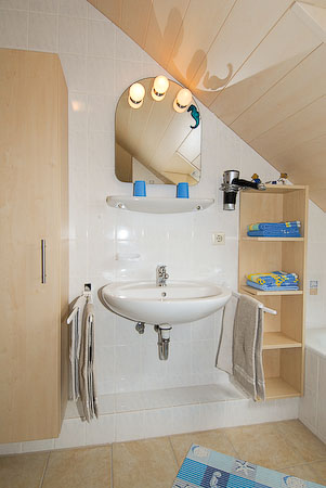 Ferienwohnung - Badezimmer