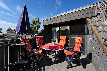 Ferienwohnung - Balkon