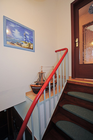 Ferienwohnung „Blanke Hans“ - Eingangstreppe