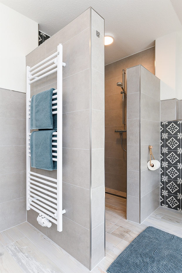 Ferienwohnung „Hühnerstall“ - Badezimmer im Obergeschoss