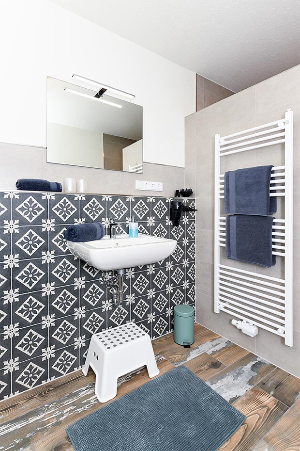 Ferienwohnung „Hühnerstall“ - Badezimmer im Erdgeschoss