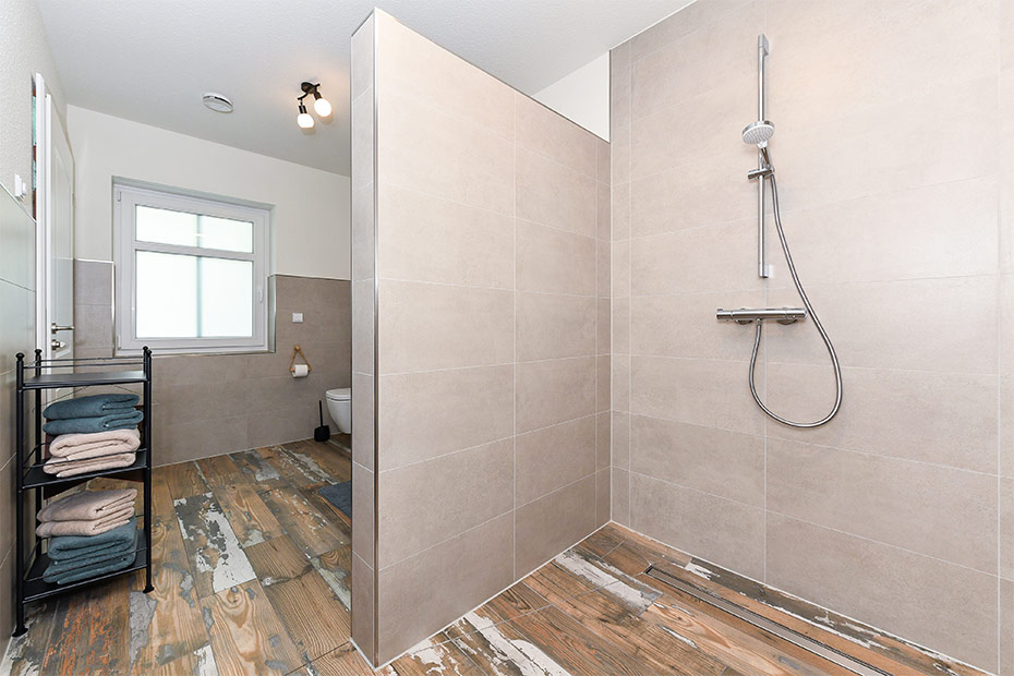 Ferienwohnung „Hühnerstall“ - Badezimmer im Erdgeschoss