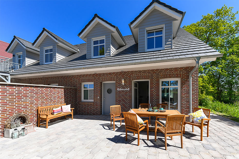 Ferienwohnung „Hühnerstall“ - West-Terrasse